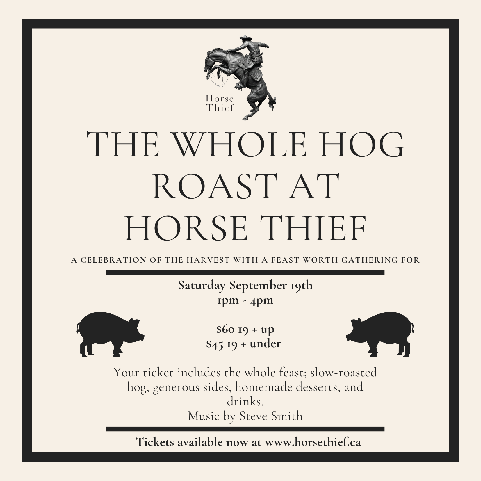 The Whole Hog Roast at Horse Thief